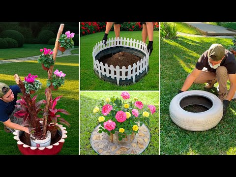 5 Ideas for Decorating your Garden with Flowers!🌿🌺🌱🌼
