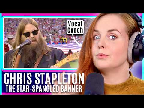The Best Star-Spangled Banner?! | Vocal Coach Analysis | Chris Stapleton - National Anthem Reaction