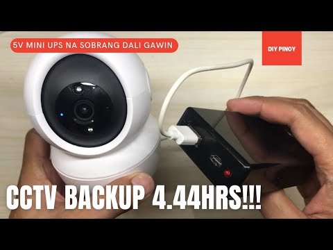 DIY 5V mini UPS with 6000mAh | CCTV Uninterruptible Power Supply