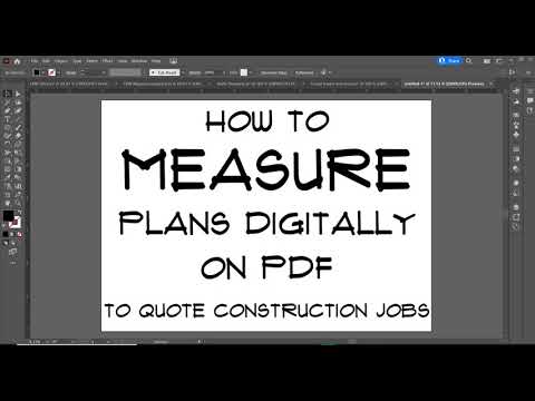 How To Measure Plans On PDF for Construction and Landscaping