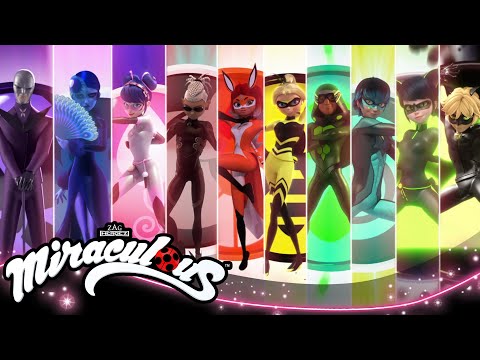 MIRACULOUS | 🐞 TUTTE LE TRASFORMAZIONI 🐞 | Le storie di Ladybug e Chat Noir