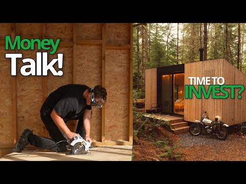 How to Invest for Beginners? Money Talk + Creating Freedom by DIY Self Building a Tiny Home Cabin