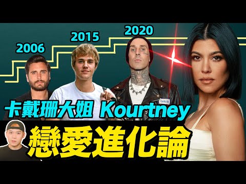 卡戴珊大姐Kourtney惊天情史：帶前任仨娃嫁北美鼓王，这次是真爱了!｜ deldel雕雕