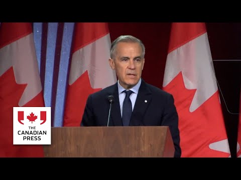 Mark Carney delivers speech in Halifax that highlights big boost to defence spending