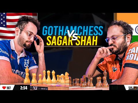 Levy Rozman (@GothamChess) vs Sagar Shah | The Full Match | Checkmate USA vs India
