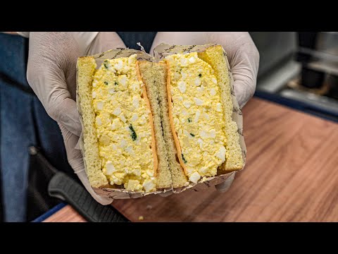 Healthy, Thick Monster Egg Sandwich with Eggs and Apples