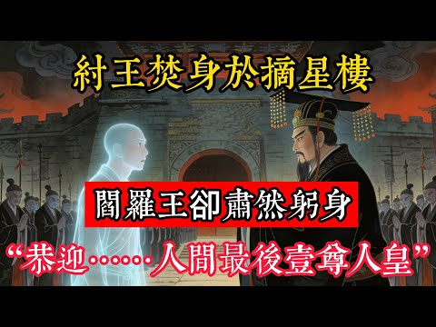 紂王焚身於摘星樓，地府之中，閻羅王卻肅然躬身，迎向那道孤魂：“恭迎……人間最後壹尊人皇。”#立地成佛#念佛修行#因果正見#修行障礙化解#生死因果#佛学#佛教