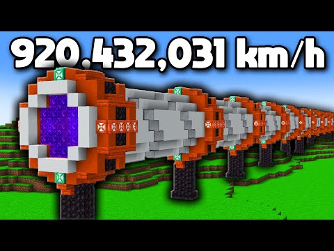 Cómo construí un hipertubo que funcionaba en Minecraft Hardcore