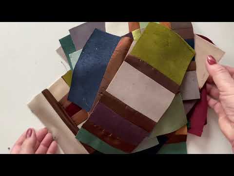 What and how can you sew from furniture fabric samples/Sewing from strips and squares/Panel rugs ...