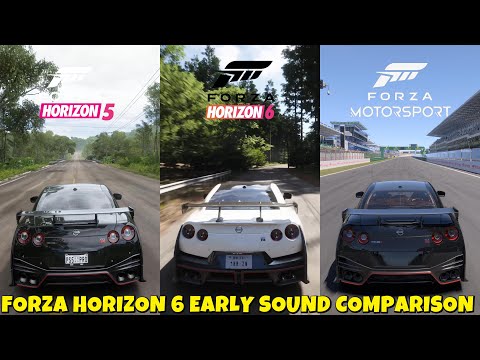 Forza Horizon 6 SOUND COMPARISON vs FH5, FM8, GT7, Motorfest, NFS Unbound, TDUSC 🔊🔥