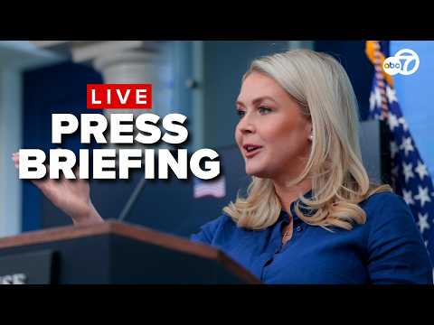🔴LIVE: Karoline Leavitt holds press briefing at White House, talks latest with Iran and tax cuts