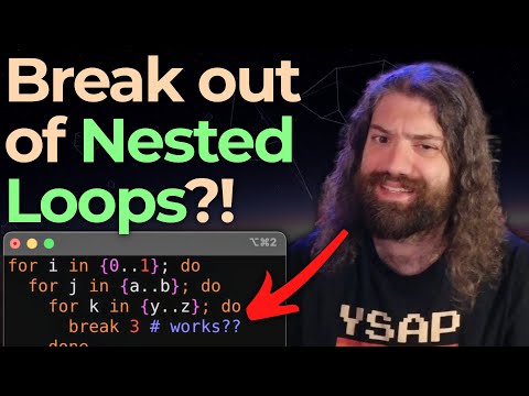 Refactor Nested Loops in Bash by giving [n] to `break` and `continue` - You Suck at Programming #067