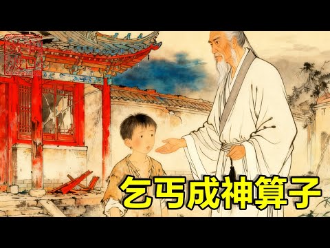 8歲孤兒被舅舅遺棄，只能在破廟乞討為生，寒冬來臨他卻將討來的食物分給難民，誰料一位道士執意收他為徒，傳授占卜之術，最終成了一代神算子！【故事渡口】#民間故事 #故事分享 #故事