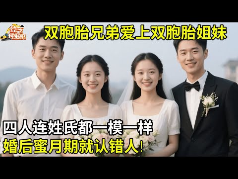贵州双胞胎帅哥爱上西安双胞胎美女,四人竟都姓曹,婚后蜜月就认错人,一上场大家都惊呆了