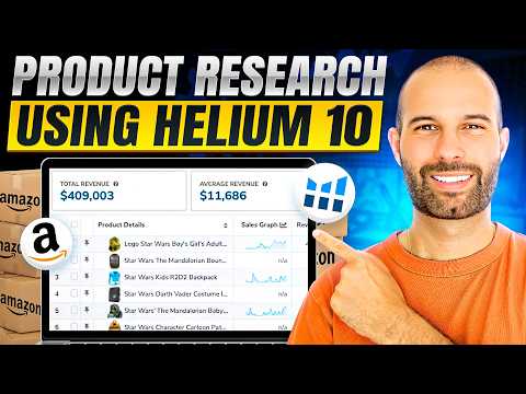 How To Do Amazon FBA Product Research Using Helium 10 | FULL Tutorial!
