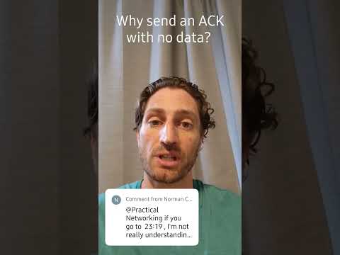 Why send an ACK with no data? #tcp