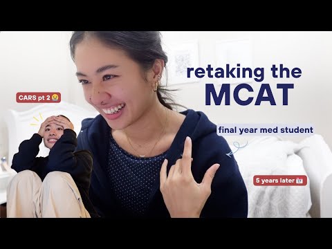 i tried the MCAT again 5 years later as a med student🧍