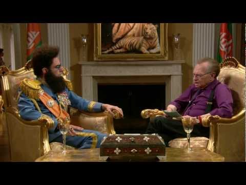 THE DICTATOR - Larry King Interview