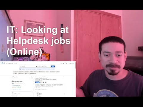 IT: Looking at Helpdesk jobs (Online)