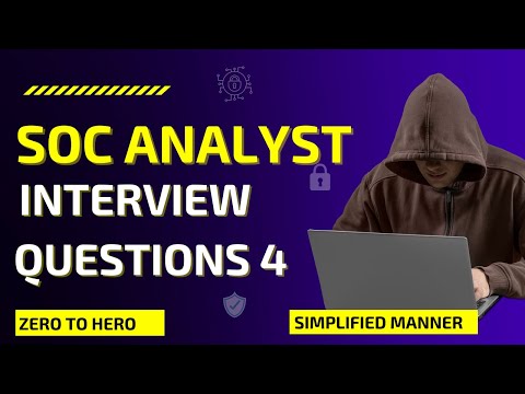 SOC Scenario based interview questions  4 2022