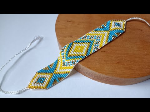 Браслет з бісеру на станку, DIY Браслет з бісеру, Станок для бісероплетіння