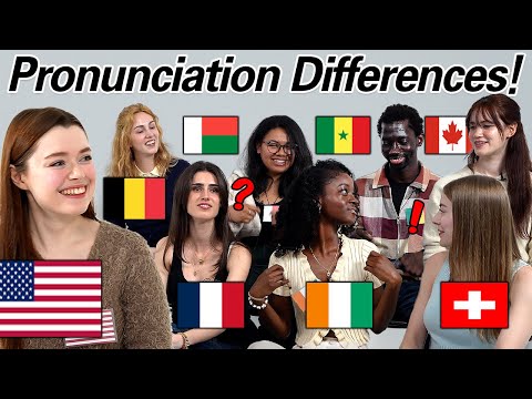 American Was Shocked by French Word Differences Between 7 French Speaking Countries!!