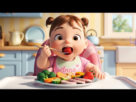 Eat Healthy Foods Song | Nutrition Song for Toddlers | Baby Anna Kids Songs