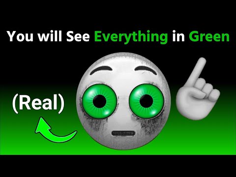This Video will Make You See Everything in Green Color! 😱🟢