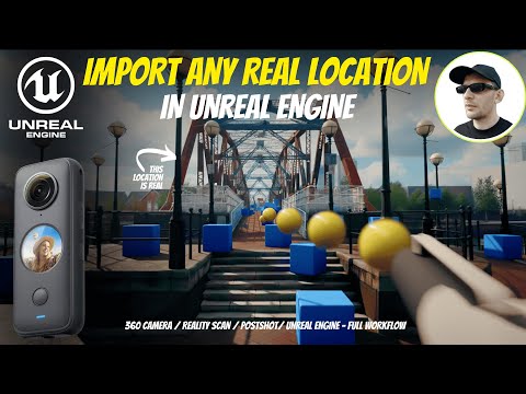Capture and Import Any Real Environments Directly in UE5 | Gaussian Splatting | 360Camera | Workflow