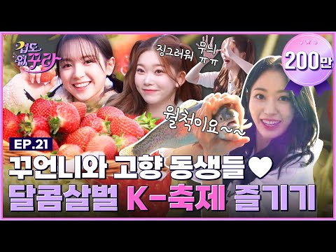 Sakura x Tsuki x Mashiro's first K-festival, let's go!👊