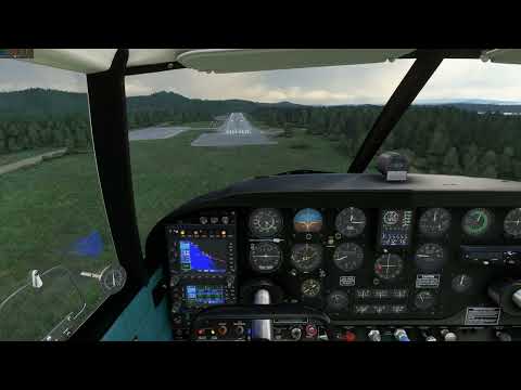 MSFS 2020: Piper Comanche 250, Landing at PAFE.
