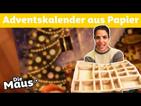 Umweltfreundlicher Adventskalender aus Faserguss | DieMaus | WDR