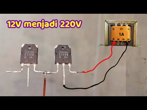 Converts 12V voltage to 220V