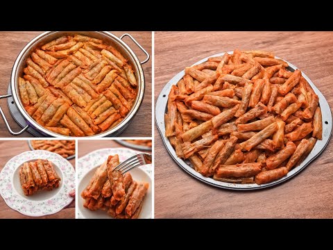 محشي الكرنب الفلاحي بخلطه رهيبه وسر التسويه الصح ولونه الجميل ألذ أكله تدفينا في الشتاء