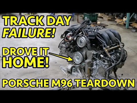 BLEW UP AT THE TRACK! Porsche Boxster S M96 Failed Engine Teardown. Don't Do This To Your Porsche!