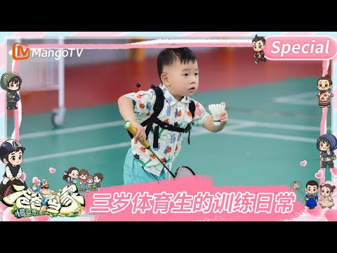 【SPECIAL】三岁体育生的训练日常🏸上了球场的小艾登情绪太稳定了 这就是刻在基因里的羽毛球天赋吗? | 爸爸当家·慢享季 Daddy at Home·Slow Living | MangoTV