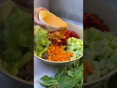 πΆοΈHow to Make Roasted Red Pepper Pasta π| Mastering Diabetes #shorts