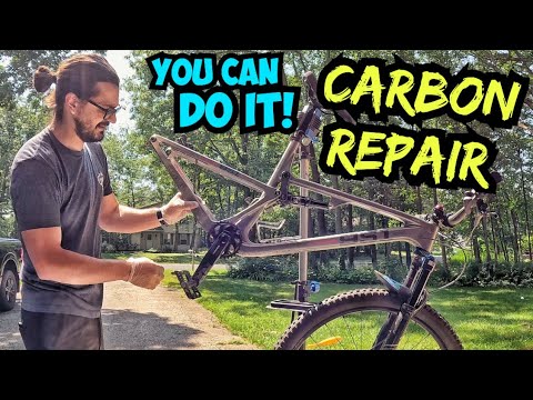 Cracked Carbon Frame? DIY Repair kits are easy!