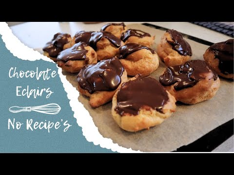 Afternoon baking vlog | Chocolate éclairs
