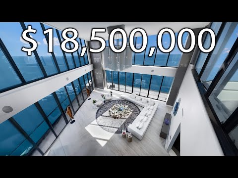 Inside an $18,500,000 SKY PALACE in MIAMI! ULTRA LUXURY PENTHOUSE!