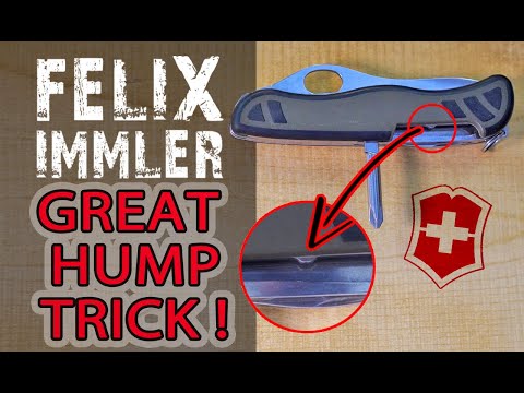 Best Swiss Army Knife Trick 2022 /  The Hump Trick /Best way to store a Ferro Rod in 111mm Grip SAK