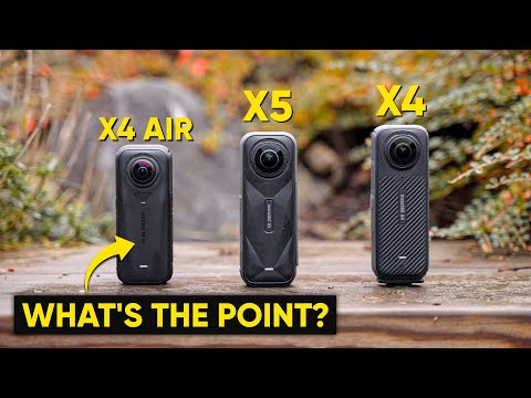 Insta360 X4 Air - The Lightest 165gram 8K 360 Camera (vs X4 vs X5)