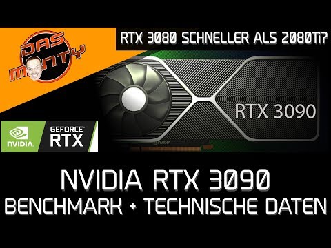 Nvidia RTX 3090/3080Ti - Benchmarks + Technische Daten | 3080 schneller als 2080ti? | DasMonty