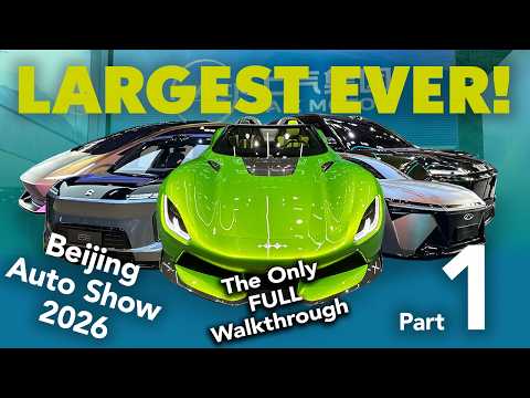 Beijing Auto Show 2026 - The FULL Walkthrough Part 1 (NIO, XPeng, Chery, BYD, IONIQ and more)