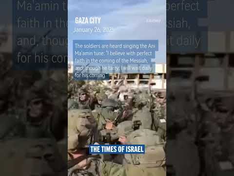 IDF soldiers in Gaza sing Jewish prayer upon recovering the final hostage's body