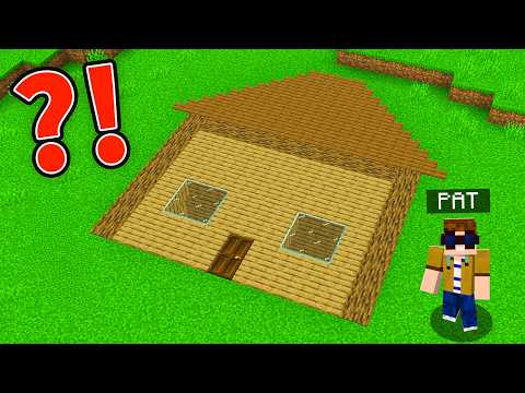 Ich BETRETE ein FLACHES HAUS IM BODEN... (Minecraft)