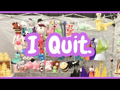 I Did a Three Day Market & It Made Me Quit | Crochet Market Prep & Results | Channel Updates