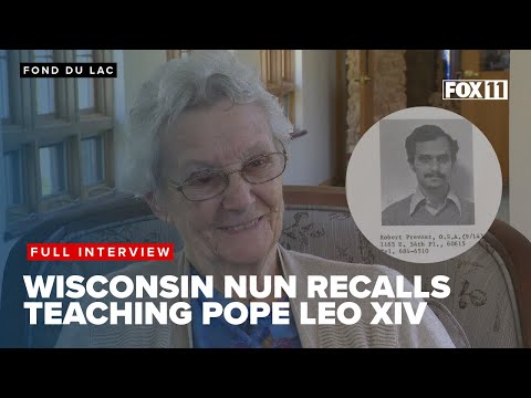 'I taught the pope': Wisconsin nun shares stories of having Pope Leo XIV in class as a seminarian