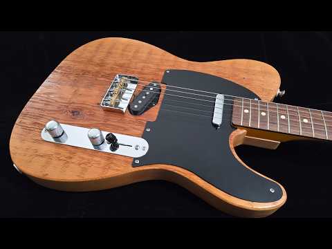 Electric Guitar Build from Old Wood, Telecaster