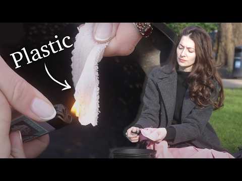 How to tell what clothes are made of (by lighting them on FIRE) 🔥